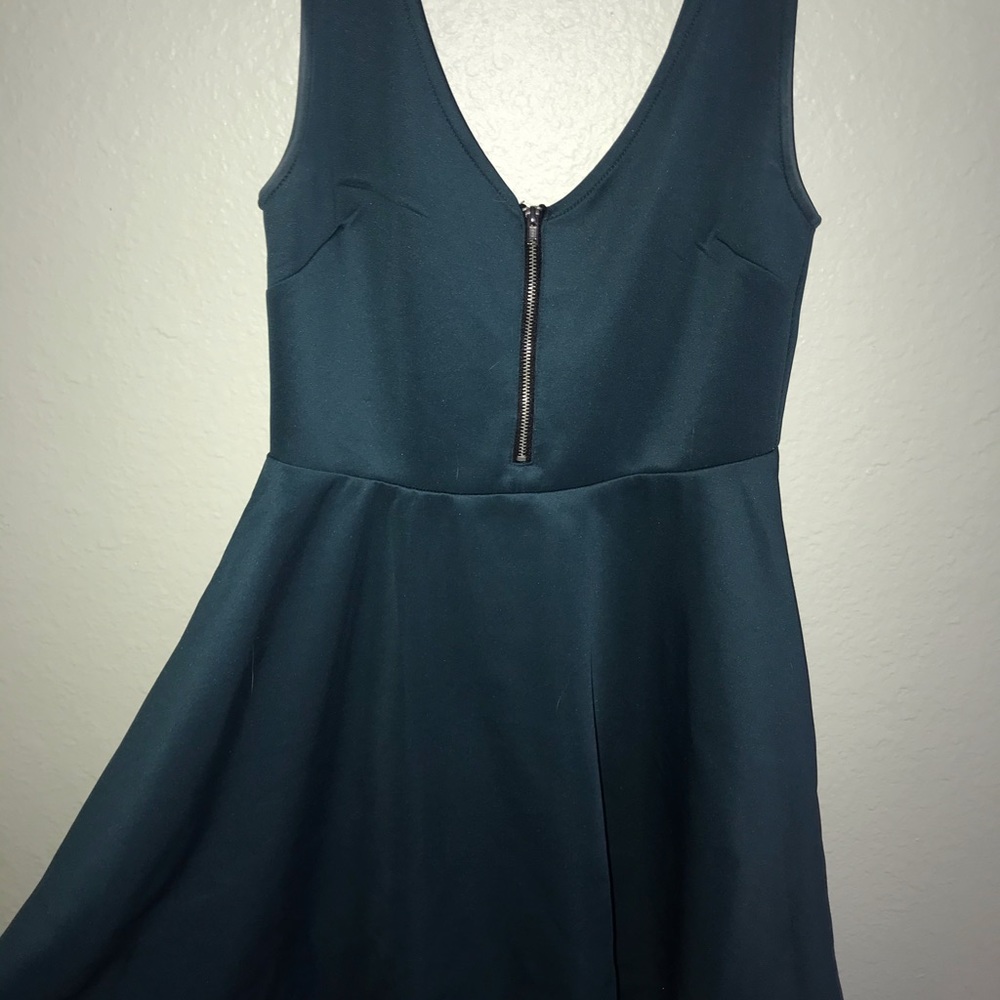 Dark Teal Skater Dress